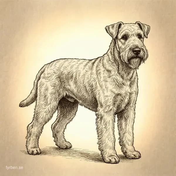 Kerry Blue Terrier - en elegant irländsk terrier med karakteristisk blågrå lockig päls