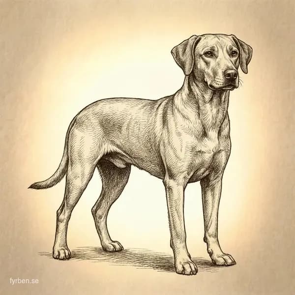 Österreichischer Pinscher - en robust österrikisk gårdshund med kort rödbrun päls