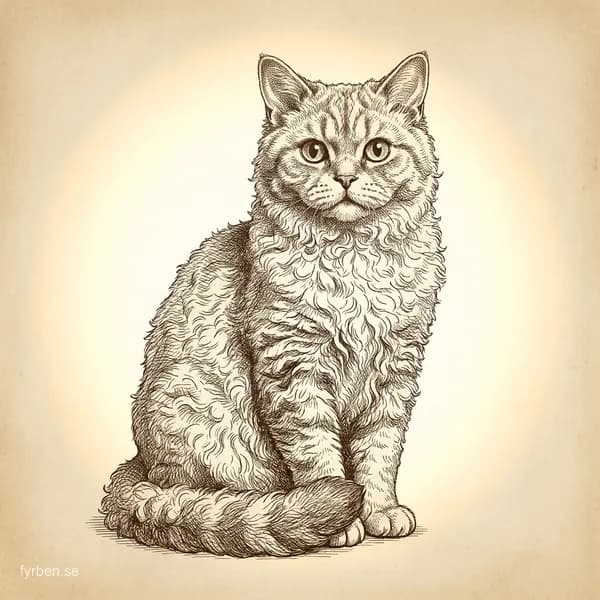 Selkirk Rex - en charmig katt med lockig, ullig päls och godmodigt temperament