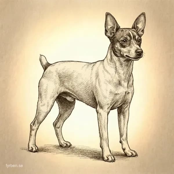 American Toy Fox Terrier - en liten, elegant terrier med tricolor päls