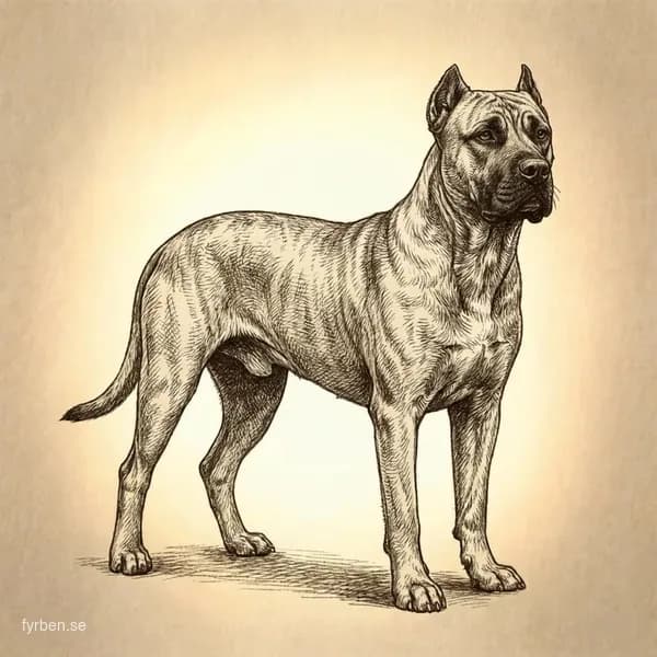 Cimarrón Uruguayo - en kraftfull uruguayansk nationalhund med muskulös kropp