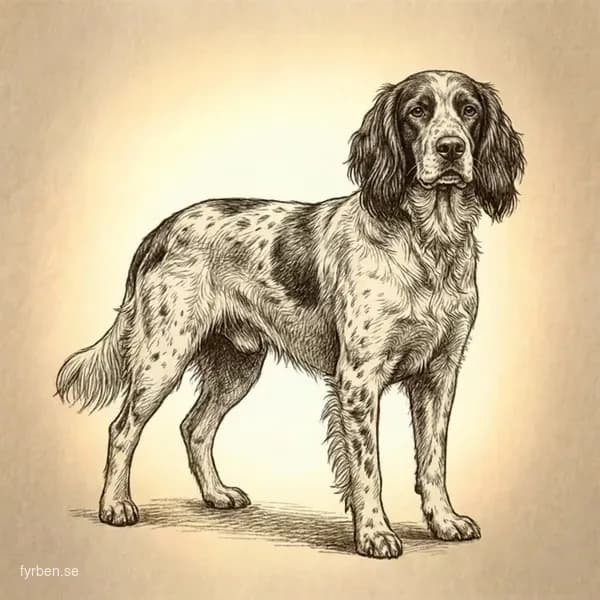 Épagneul Bleu de Picardie - en elegant fransk spaniel med blågrå päls