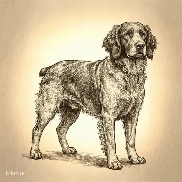 Épagneul Picard - en klassisk fransk spaniel med brun och vit päls