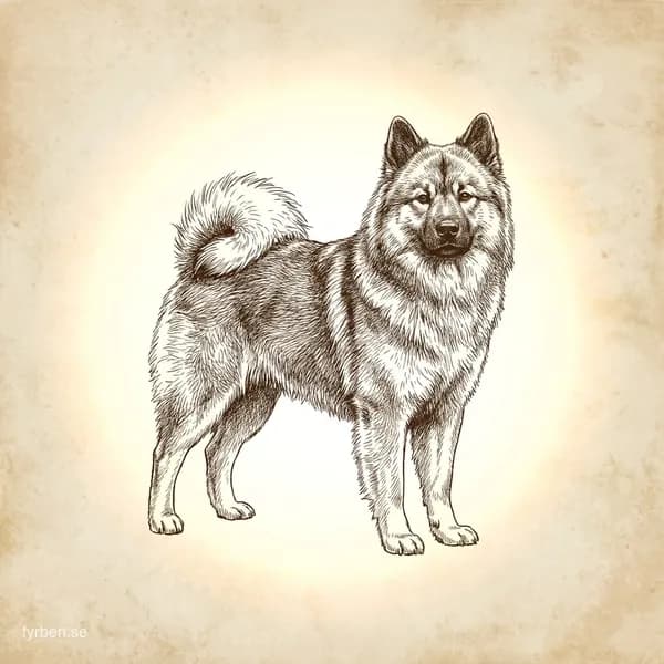 Eurasier - en lugn och familjetrogen hund med tjock dubbelpäls