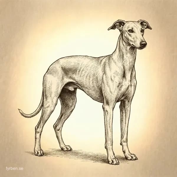 Galgo Español - en elegant spansk vinthund med slank kropp och ädelt uttryck