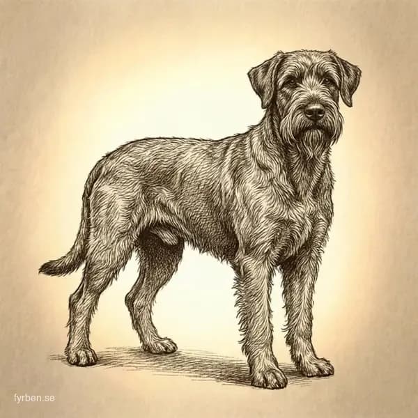 Jätteschnauzer - en kraftfull och intelligent brukshund med strävhårig svart päls