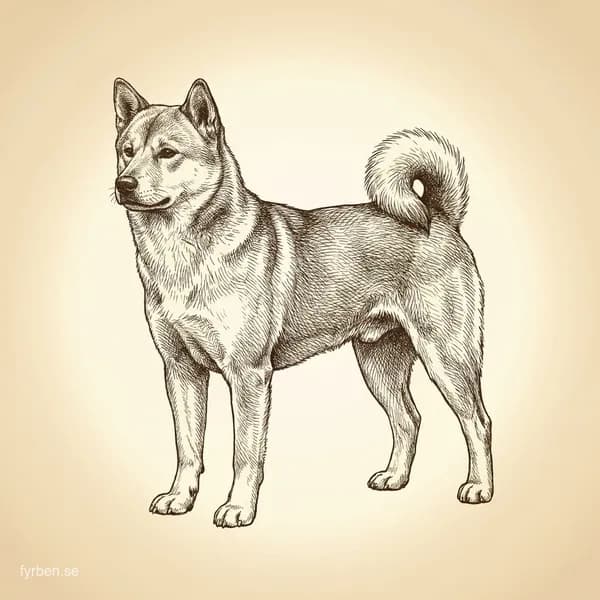 Korea Jindo Dog - en lojal och stolt spetsras från Sydkorea med tät dubbelpäls