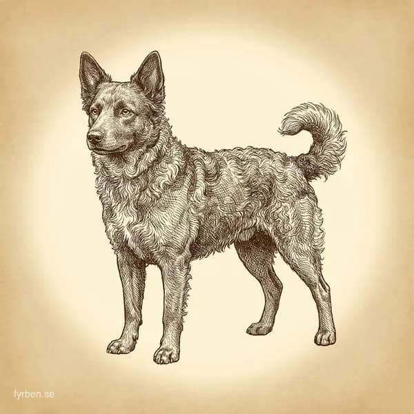 Mudi - en intelligent och energisk ungersk vallhund med lockig pals
