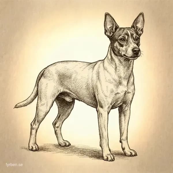 Rat Terrier - en livlig och intelligent amerikansk terrier med kort päls