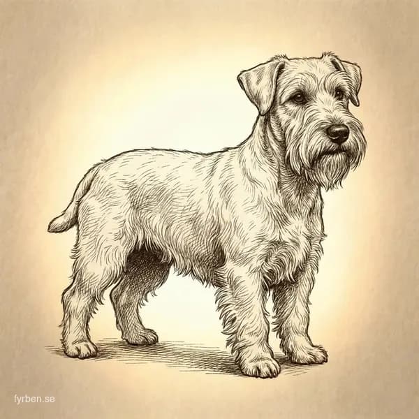 Sealyham Terrier - en charmig vit terrier med strävhårig päls och karaktäristiskt skägg
