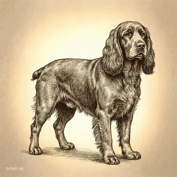Sussex Spaniel - en sallsynt spaniel med gyllenbrun pels och lugnt temperament