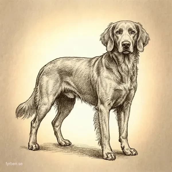 Weimaraner Långhårig - en elegant silvergrå jakthund med lång, silkig päls och fransar